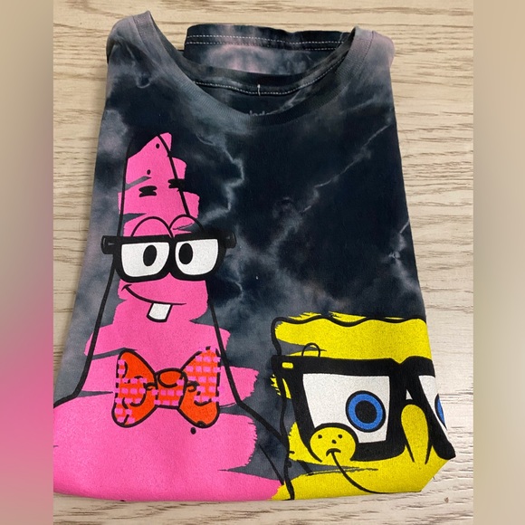 Nickelodeon Spongebob & Patrick Tie-Dye T-Shirt - Picture 4 of 7